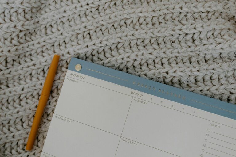 Simple Cleaning Schedule for the Whole Week